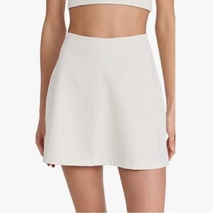 Girlfriend collective sport skort in ivory